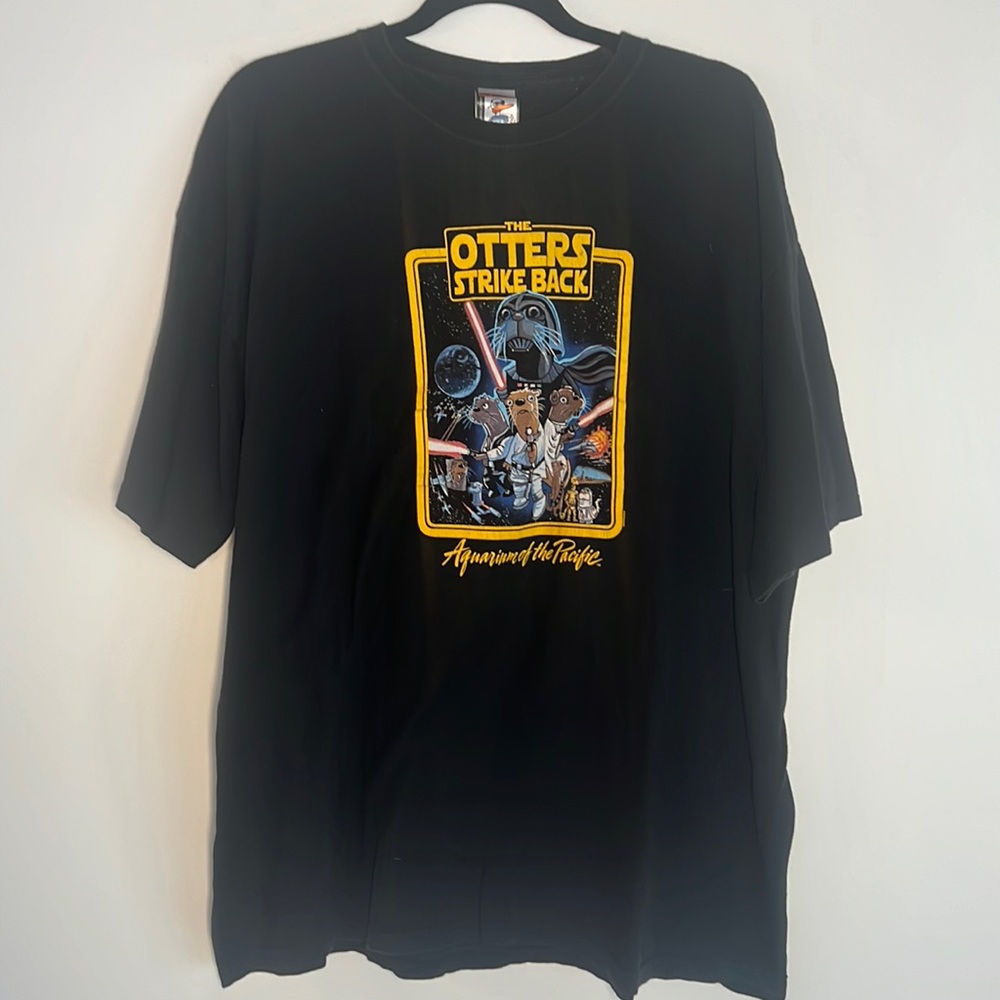 Otters Dad TShirt. From Long Beach Aquarium of the Pacific. Men’s XXL